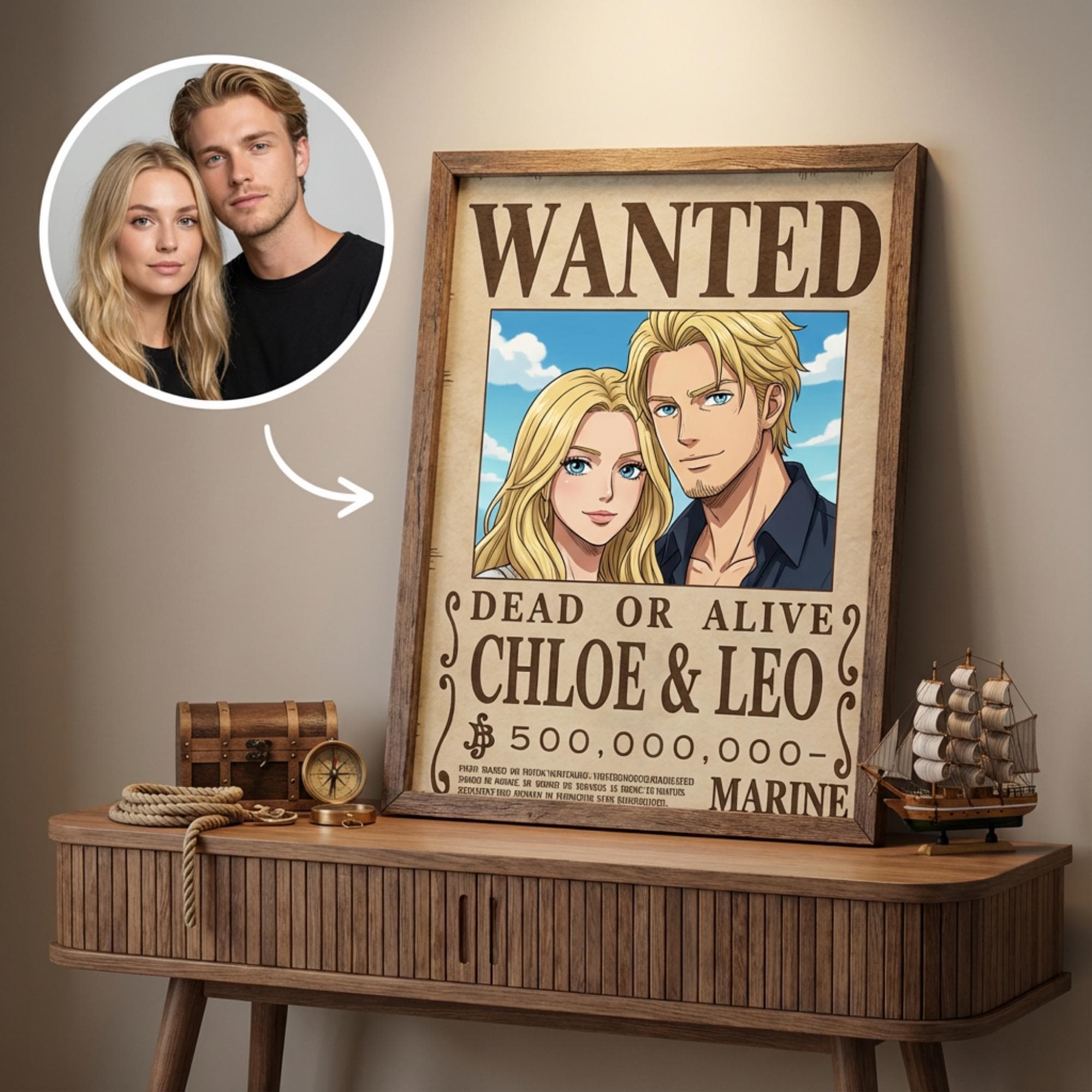 One piece wanted poster - Etsy 日本