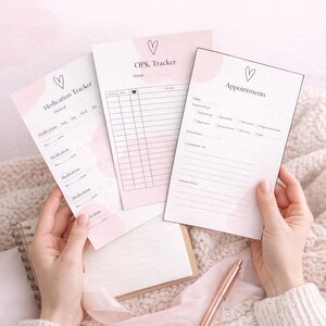 IVF Planner Printable | Fertility Tracker, Medication & Appointment Log for TTC
