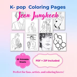 Jungkook Drawing Reference Pack