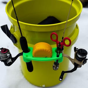 Yeti Bucket Ice Fishing Rod Holder