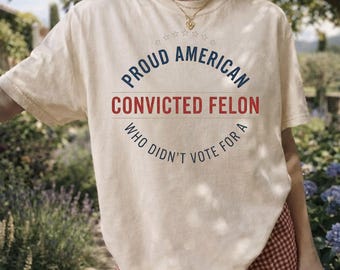 Liberal 4th of July FDT Comfort Colors Tshirt, Pro Democracy Patriotic USA Tee, Feminist Activist Gift, Political Oversized Boxy Tee