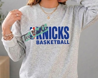 90s Sitcom Inspired Basketball Sweatshirt, Champion NYC Basketball
