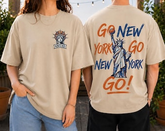 Comfort Colors Go New York Go Shirt, New York Basketball T-Shirt,  Retro Sports Graphic Tee