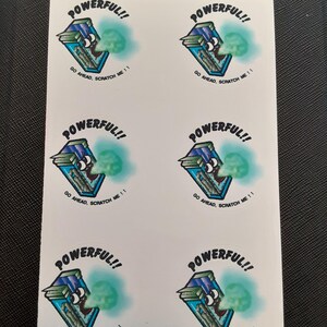 ワッキー・ウィッファー スクラッチ＆スニフ ステッカーシート