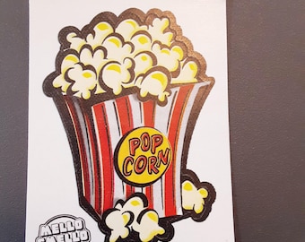 Mello Smello Classics popcorn scratch and sniff sticker module