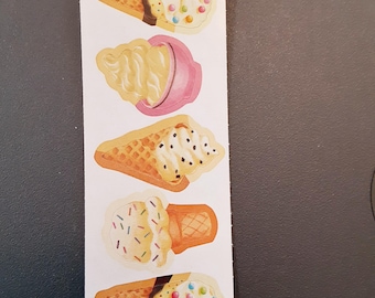 Peaceable Kingdom vanilla ice cream small scratch 'n sniff sticker strip