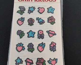 vintage 80's Mark 1 scratch & sniff Skin-Tattoos pkg