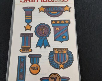 vintage 80's Mark 1 scratch & sniff Skin-Tattoos pkg