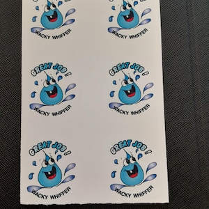 ワッキー・ウィッファー ウォータードロップ スクラッチ＆スニフ ステッカーシート