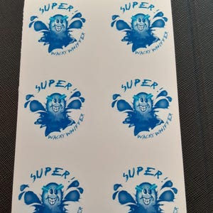 ワッキー・ウィッファー ウォータースプラッシュ スクラッチ＆スニフ ステッカーシート