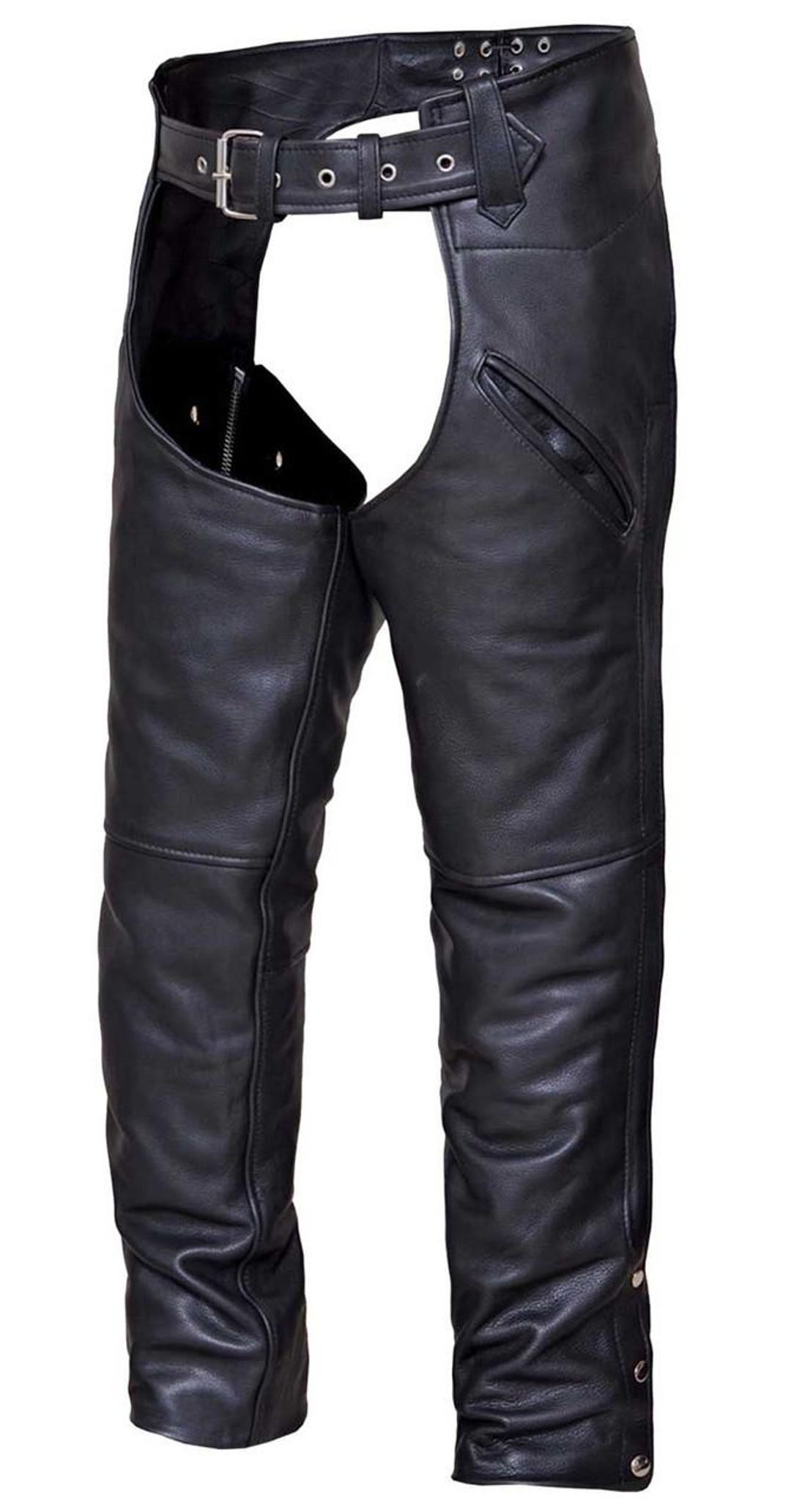 Men's Leather Cowboy Chaps, Vintage Western Riding Wear - Etsy