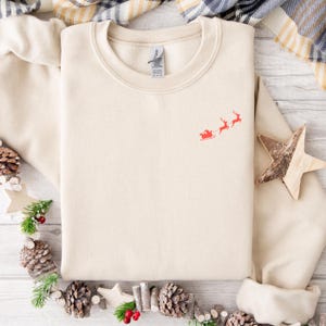 Ho Ho Ho Sweatshirt | Christmas holiday l Weihnachtsshirt l Weihnachtspulli l Weihnachtsgeschenk Frauen I Shirt Weihnachten image 2