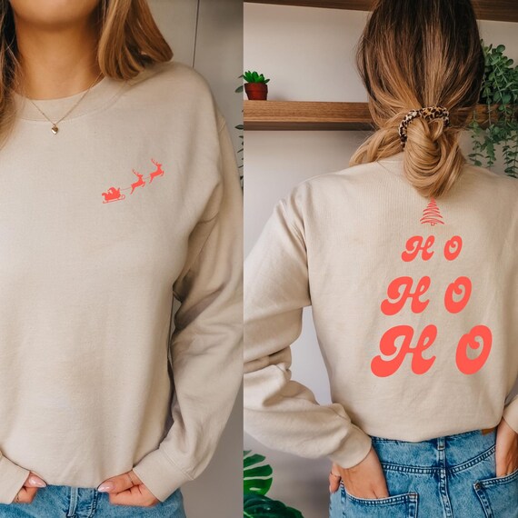 Ho Ho Ho Sweatshirt | Christmas holiday l Weihnachtsshirt l Weihnachtspulli l Weihnachtsgeschenk Frauen I Shirt Weihnachten