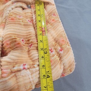 BDG Urban Outfitters Corduroy Floral Mini Skirt High Rise Peach Women Size L Y2K image 7