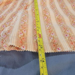 BDG Urban Outfitters Corduroy Floral Mini Skirt High Rise Peach Women Size L Y2K image 8