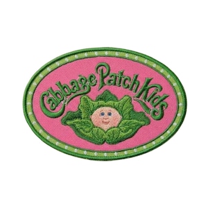 Pink Cabbage Patch Kids Embroidered Patch