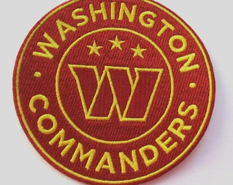 Washington Commanders Iron On Patch – Embroidered Team Logo Patch