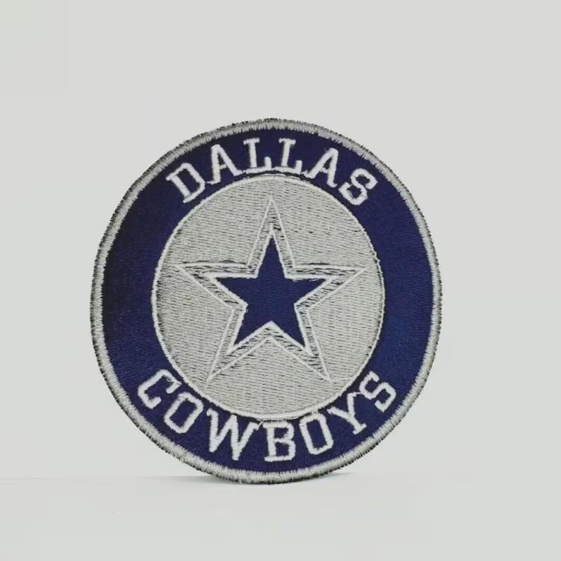 10 Patches Brodés Dallas Cowboys Texas 3,2x2,5 Pouces – À