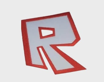 Roblox R Patch – Cartoon Initial Iron-On Patch, Kids Accessories