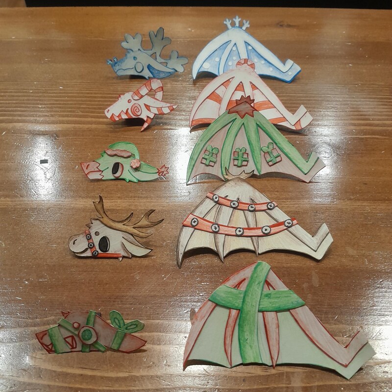 Forkscales Dragon Puppets - Etsy