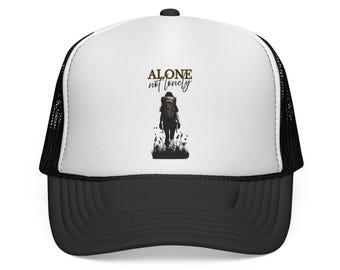 Hiking Cap, Foam Trucker Hat, Adventure Hat, Versatile Outdoor Trucker Cap, Outdoorsy Trail Hat, Hiker Gift, Hiking Gear, Sun Hat, SH1