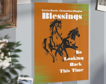 Calvin Harris - Blessings (AUS + NZ Shipping) | House Music Print | Rave Decor | DJ Art |