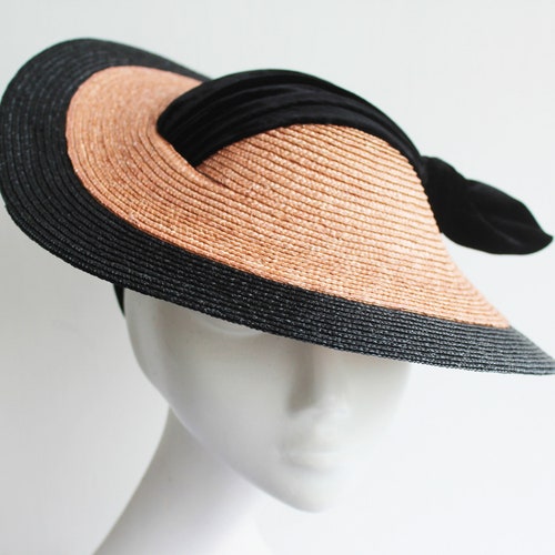 Louisiana Nostaligic Straw Sun Visor 