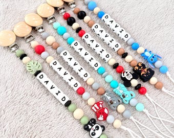 Personalized Pacifier Clip,Custom Pacifier Holder,Newborn Baby Shower Gift