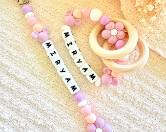 Personalized Pacifier Clip,Gift Ideas Newborn Birthday Baby Girl