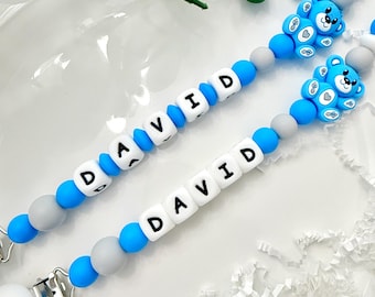 Pacifier Clip Personalized,Gift Ideas Newborn Birthday Baby Boy