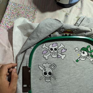 One piece Embroidery Bundle – Jolly Roger Designs – DST, JEF, EMB – Anime Machine Embroidery Files – One piece embroidery image 14
