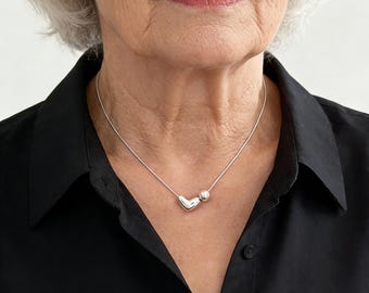 Minimalistischer S925 Anhänger aus Sterling Silber