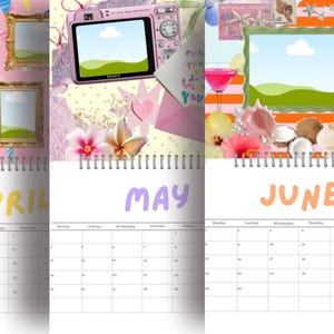 2026 Vision Board Calendar | Editable Canva Template | 2026 Rebrand ...