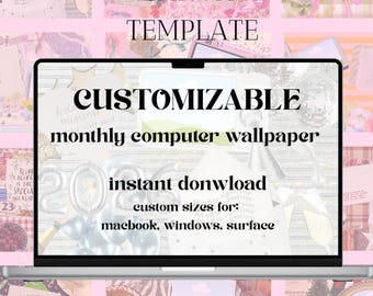 2026 Canva Calendar Template -- DIY (Digital Download) Customizable