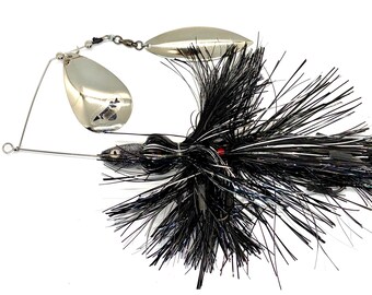 Single 10 w/ Willow - Treble Hooks Seeker Spinnerbait