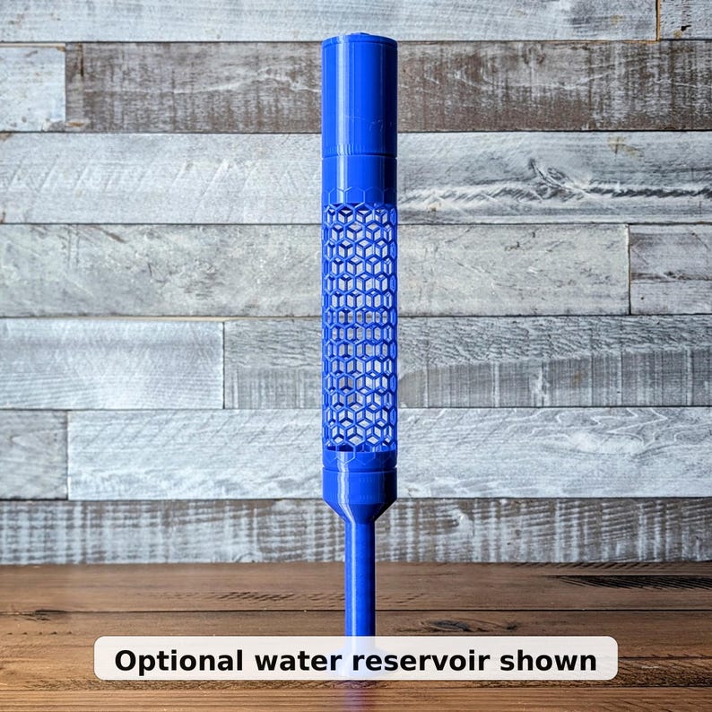 Honeycomb Moss Pole with Optional Water Reservoir | Self-Watering Support for Aroids & Climbing Plants | 3D Printed PETG image 4