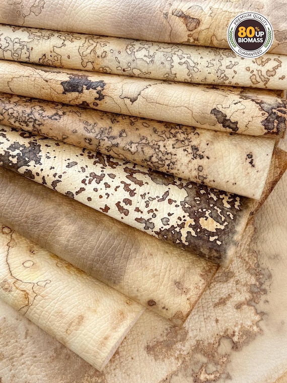 Mushroom Leather Sheet 80x60cm | Vegan Mycelium Leather for Commercial Use, Crafts & Design
