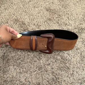 Vintage Suede Belt - Etsy