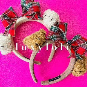Holiday Teddy Headband