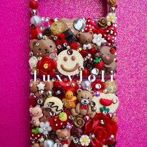 Custom Beary Cute Decoden Phone Case image 2