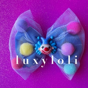 Whimsical Clown Bow