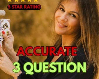 3 Questions Reading | Psychic Insights | Same Hour Tarot Reading | Psychic Reading | Love Reading | Fortune Teller | Detailed Tarot Reading