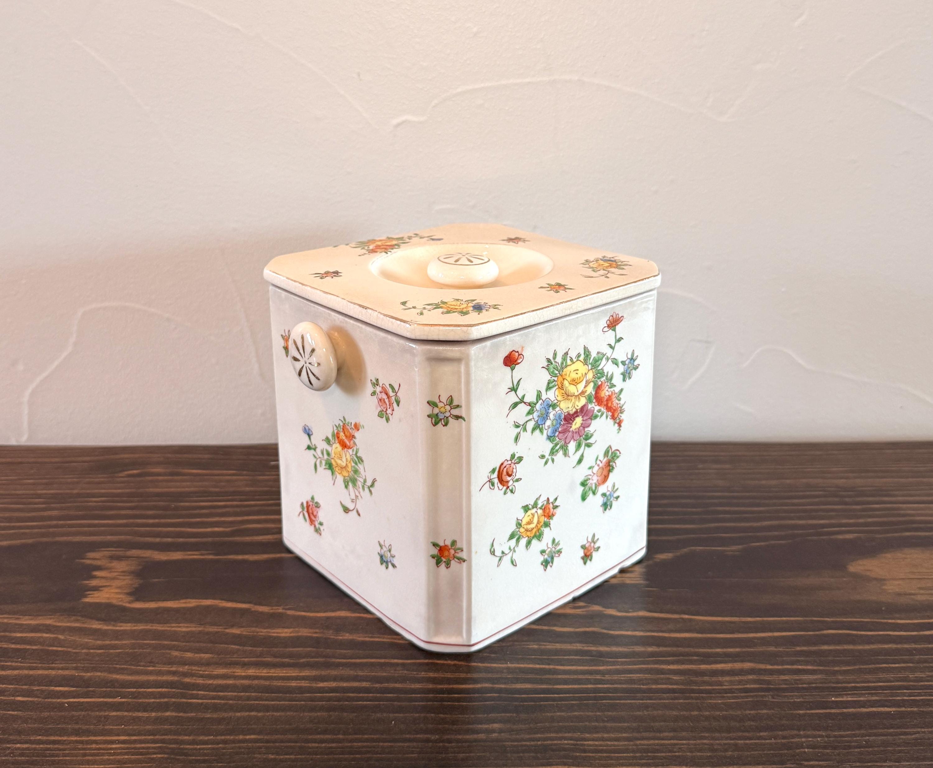 Antique Japanese Biscuit Jar - Etsy
