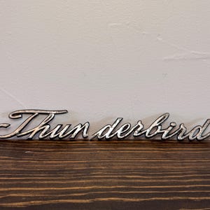 Thunderbird Name Plate