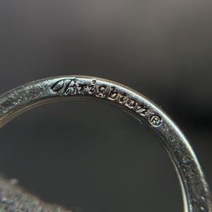 Brighton Silverplate Charm Keychain Floral Enamel Heart Purse Charm image 2