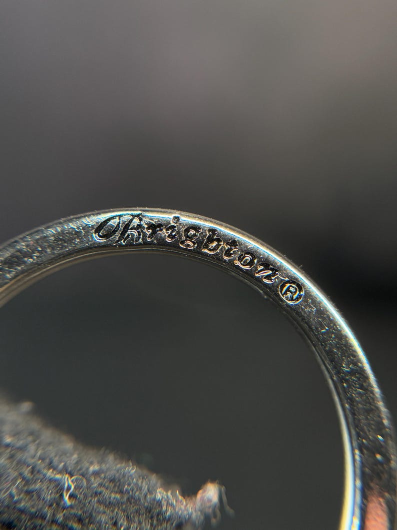 Brighton Silverplate Charm Keychain Floral Enamel Heart Purse Charm image 2