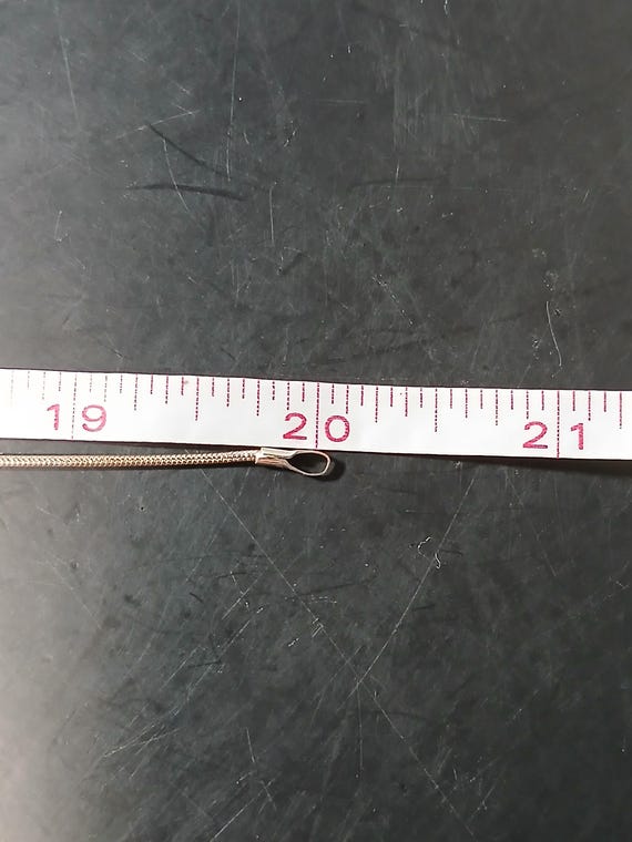 Sterling Silver Leaf Scroll Pendant Necklace 20" … - image 6