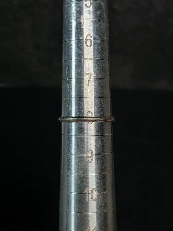 Sterling Silver .925 Thin Stackable Band Ring PZ … - image 4