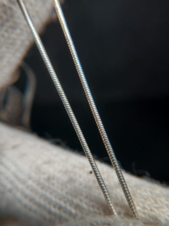 Sterling Silver Leaf Scroll Pendant Necklace 20" … - image 13