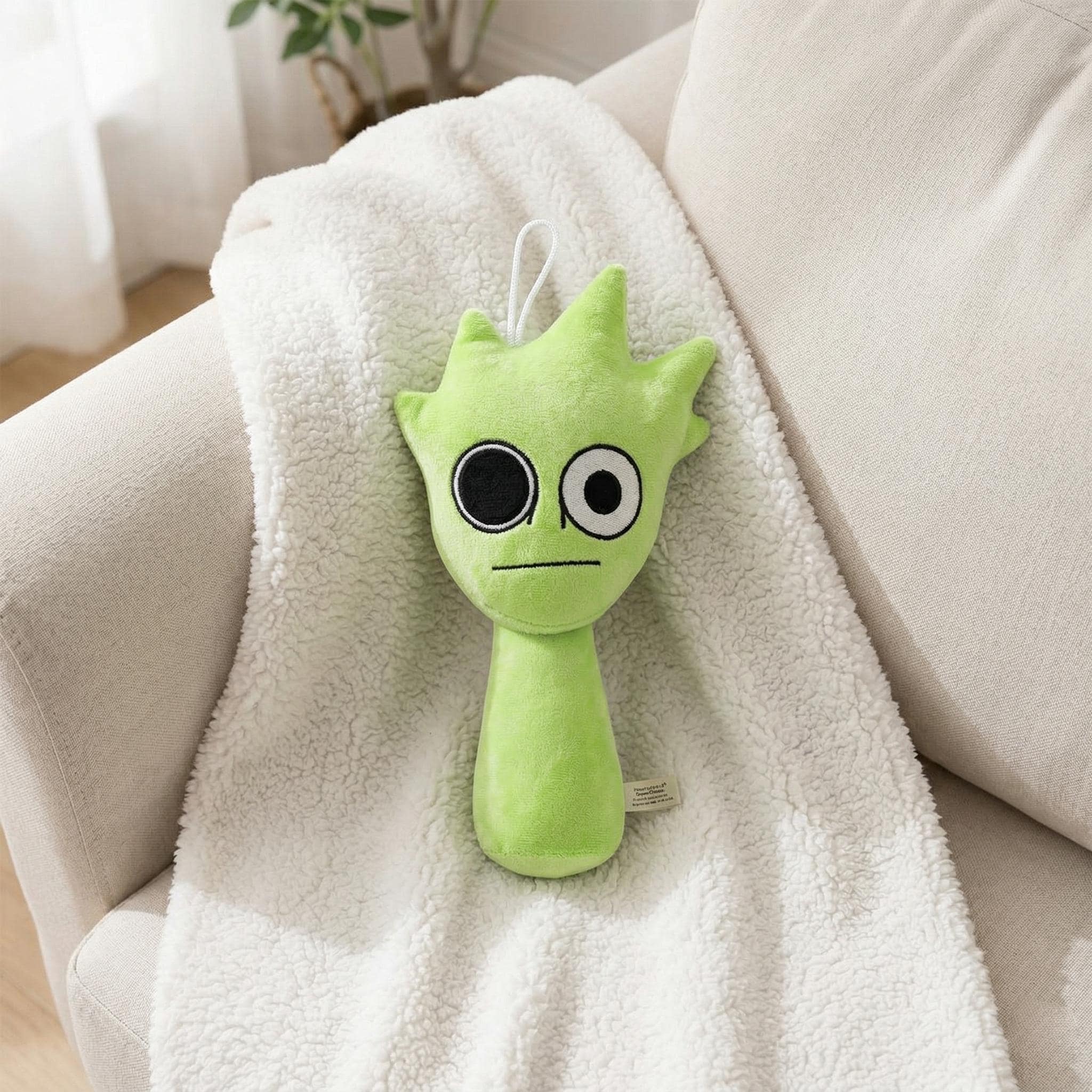 Sprunki OC OWAKCX Plush Toy Lime Green Horror Game Mod Stuffed